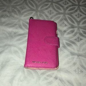 Pink Michael Kors iPhone 6s case